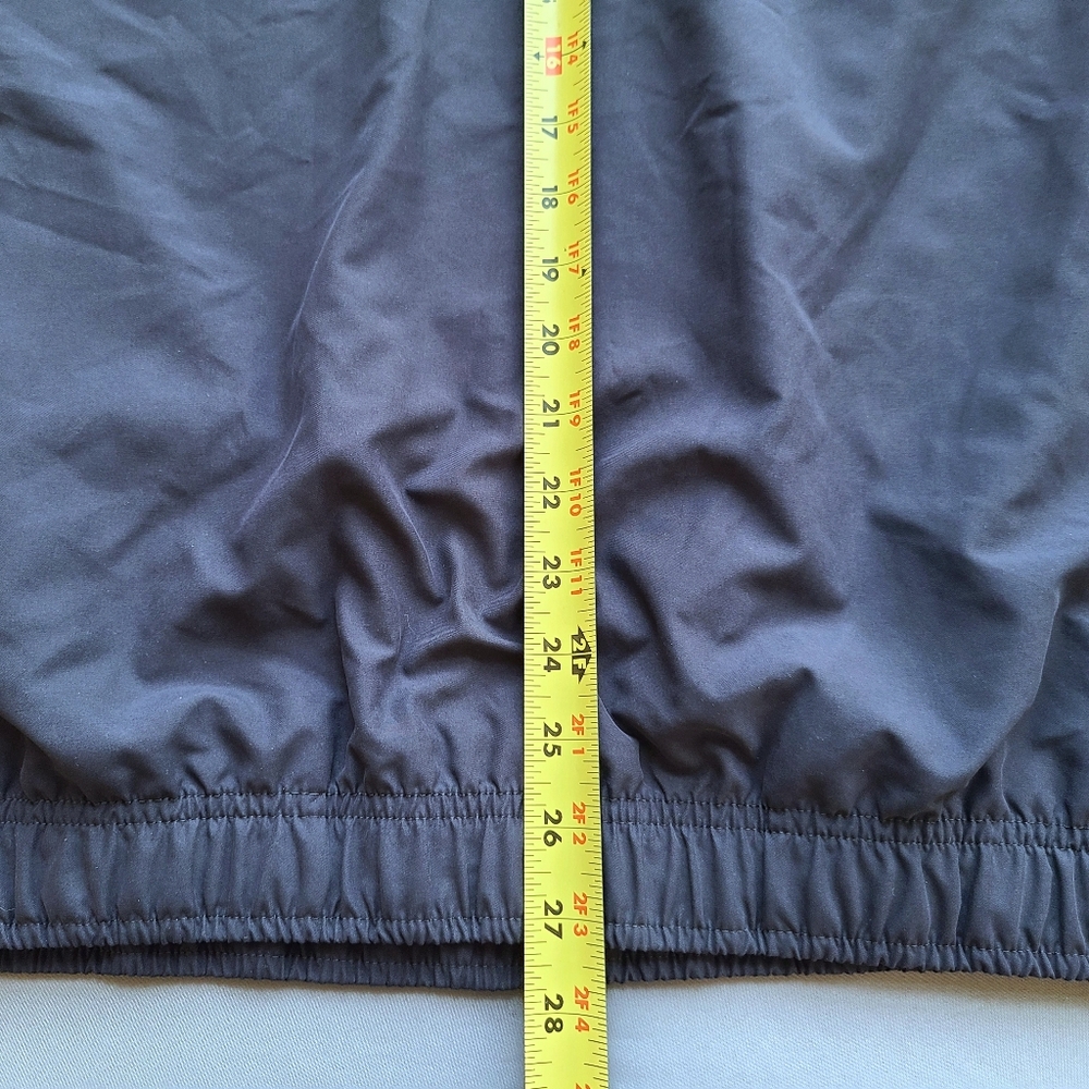 Lands End Size XL Vest V Neck Golf Mesh Lined Windbreaker Pockets Performance - Picture 9 of 11